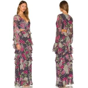 Rococo Sand Avar Maxi Dress in Rasin